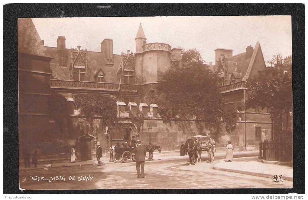 FRANCE CPA 75 PARIS No.51 PARIS L'HOTEL DE CLUNY ARRONDISSEMENT - Bar, Alberghi, Ristoranti