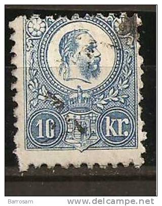 Hungary1871: 10Kr Michel11used - Used Stamps