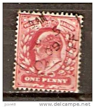 GB 1902-13  KEVII  1d (o) SG.219 - Used Stamps