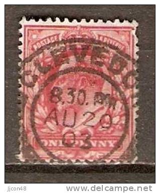 GB 1902-13  KEVII  1d (o) SG.219 - Usati