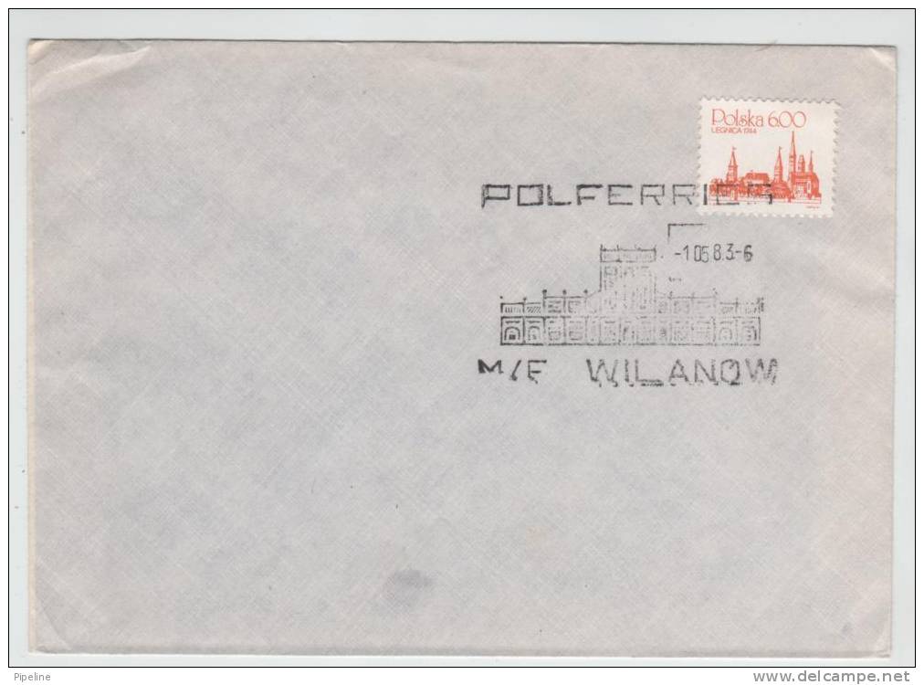 Poland Ship Cover POLFERRIES M/F WILANOW 1-5-1983 - Cartas & Documentos