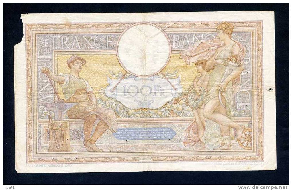 100 Francs   "L´OM"  7      7    1938   Pasc2 - 100 F 1908-1939 ''Luc Olivier Merson''