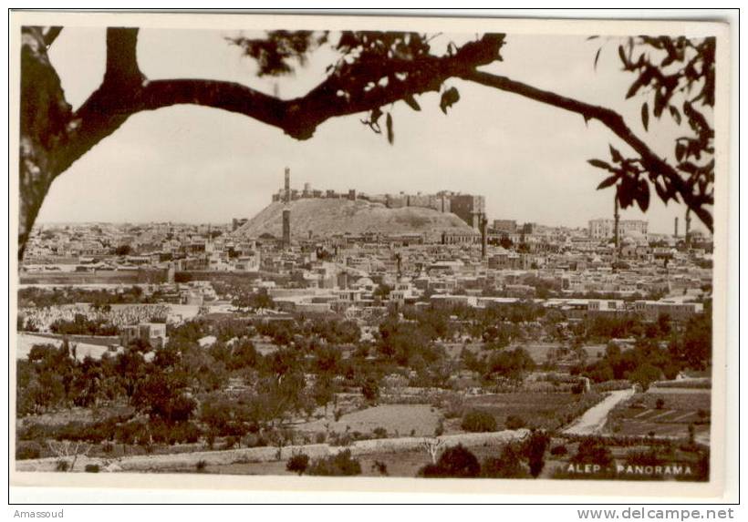 Syria Alep City Panorama Post Card View - Syria