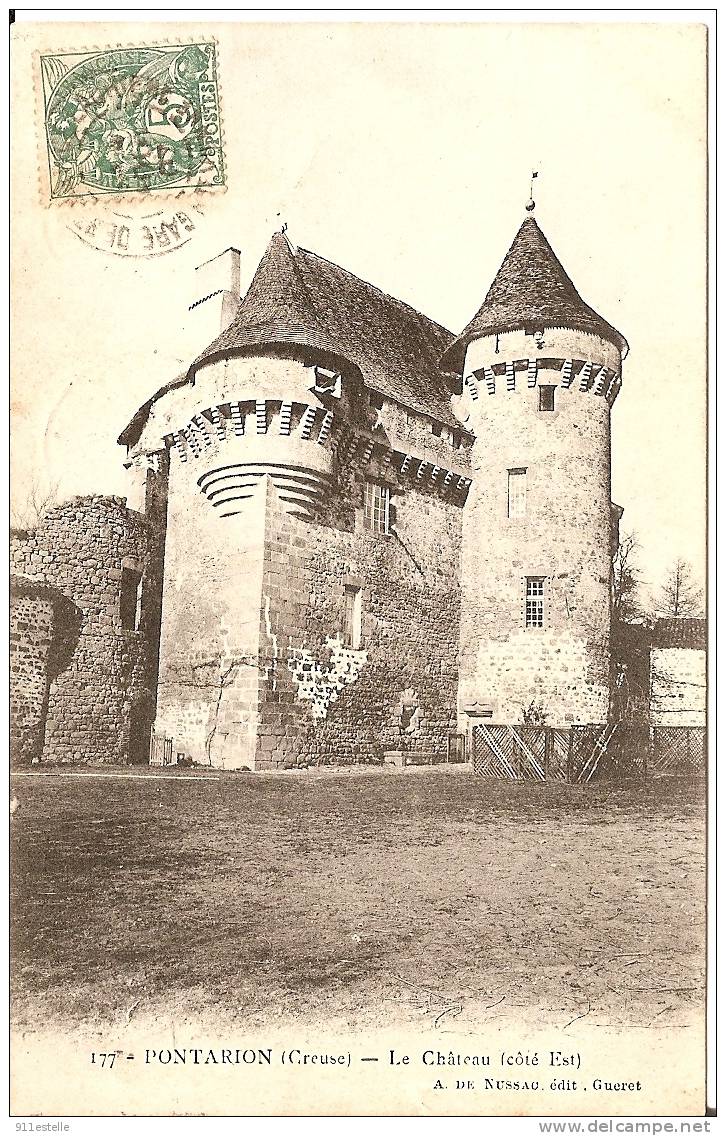 PONTARION  ( Creuse ) -- Le Chateau ( Coté Est ) - Pontarion