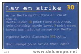 # DANMARK D19 Lav En Strike 30 Ods 08.98 Tres Bon Etat - Dänemark