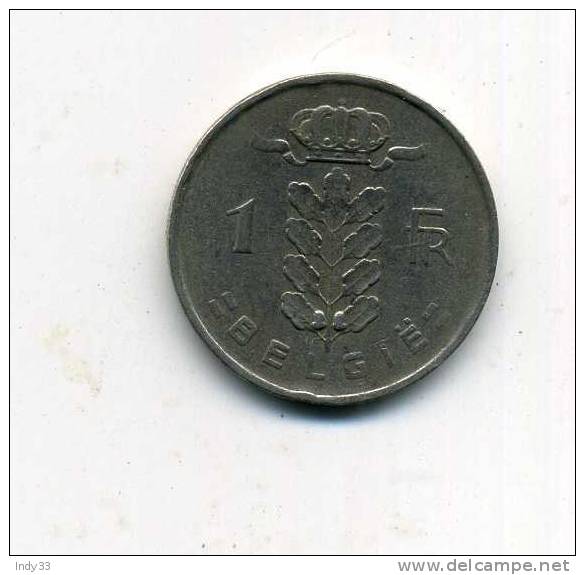 - BELGIQUE . 1 F. 1951 - 1 Franc