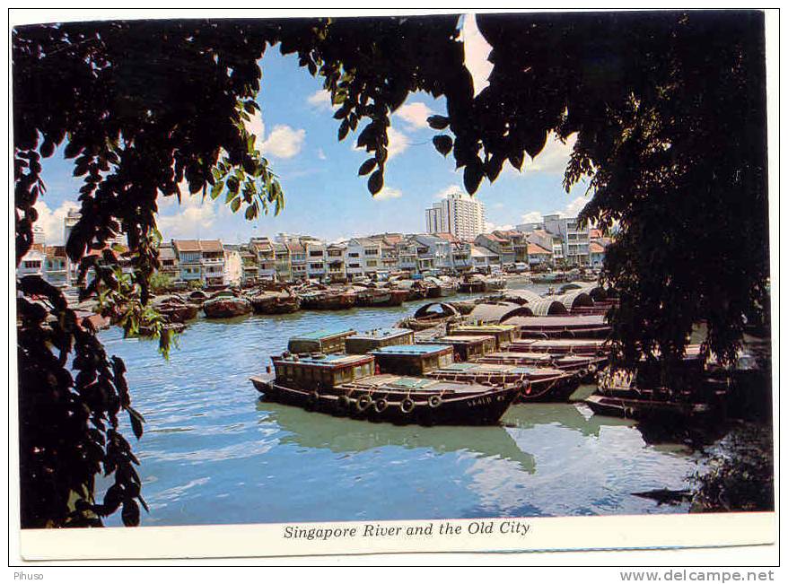 ASIA-2   SINGAPORE : Singapore River And The Old City - Malesia
