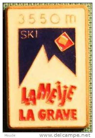SKI - LA MEIJE - LA GRAVE - 3550 M MONTAGNE - STATION - Sports D'hiver