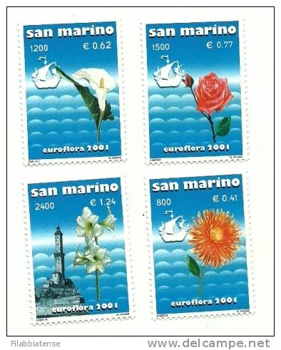 2001 - 1795/98 Euroflora   +++++++ - Unused Stamps