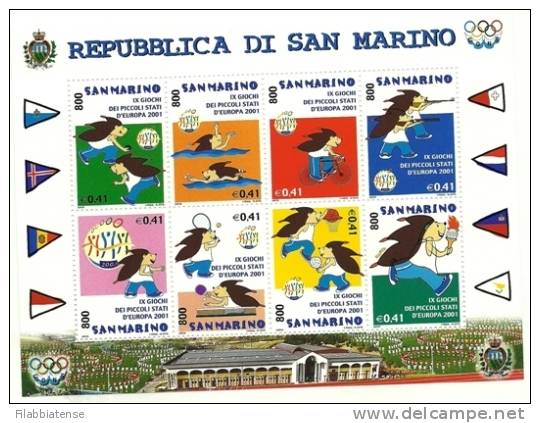 2001 - BF 73 Giochi Piccoli Stati   +++++++ - Unused Stamps