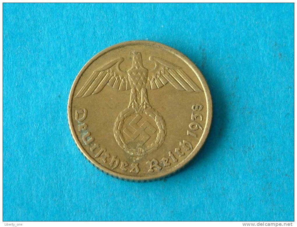 1938 A - 5 REICHSPFENNIG - KM 91 ( For Grade, Please See Photo ) ! - 5 Reichspfennig