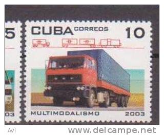 Cuba 2003 Trucks. 10c UMM. Truck - Trucks