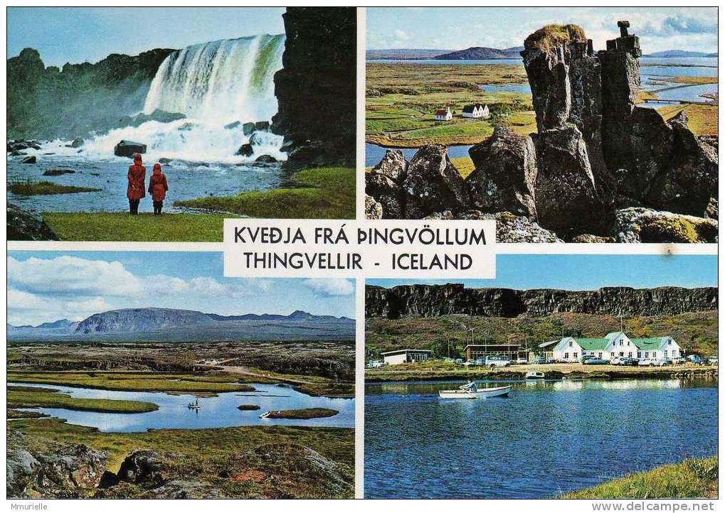 ISLANDE-KVEDJA FRA PINGVOLLUM THINGVELLIR ICELAND-MB - IJsland