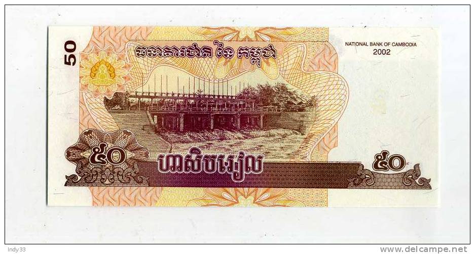 - CAMBODGE . 50 R.  2002 - Cambogia
