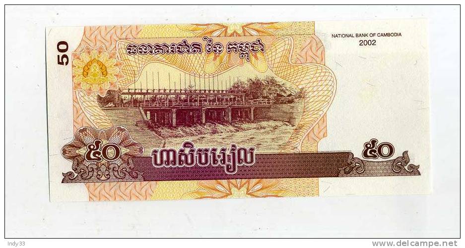 - CAMBODGE . 50 R.  2002 - Kambodscha