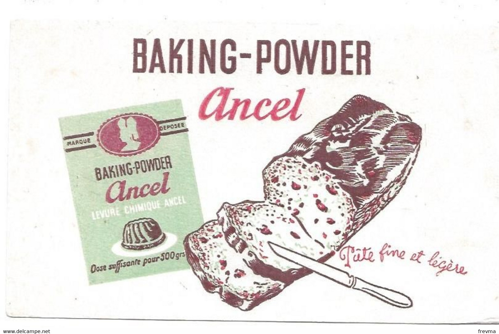 Buvard Ancel Baking Powder - A