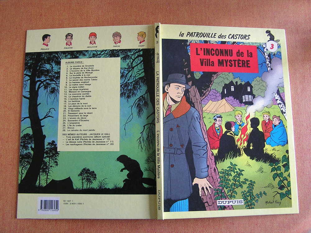 LA PATROUILLE DES CASTORS N° 3  L´inconnu De La Villa Mystère  Album Cartonné MITACQ Michel TACQ - Otros & Sin Clasificación