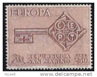 San Marino 1968 Europa 1 Vl  Nuovo - 1968