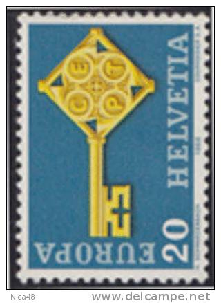 Svizzera 1968 Europa 1 Vl  Nuovo - 1968