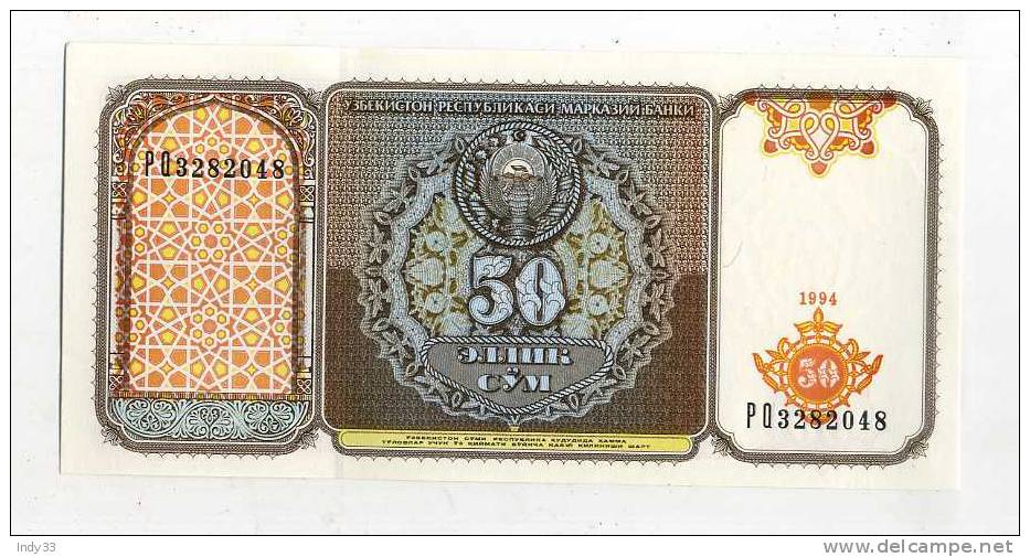 - OUZBEKISTAN . 50 S.  1994 - Uzbekistán