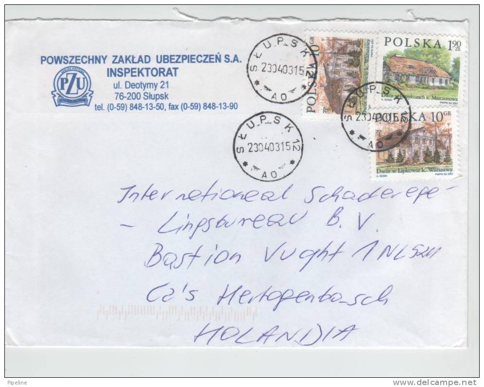 Poland Cover Sent To Netherlands Slupsk 23-4-2003 - Lettres & Documents