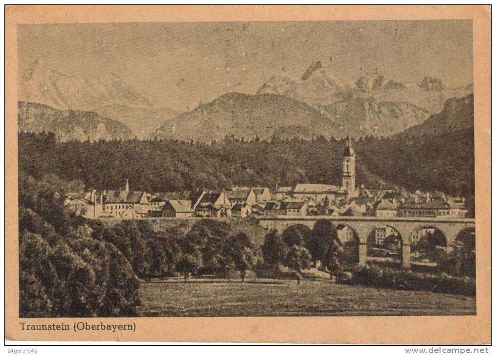 CPSM TRAUNSTEIN (Allemagne - Bavière) - Vue Générale - Traunstein