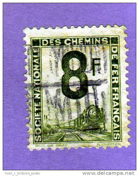 FRANCE TIMBRE COLIS POSTAUX PETITS COLIS N° 8 OBLITERE - Usados