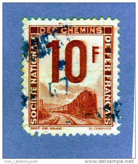 FRANCE TIMBRE COLIS POSTAUX PETITS COLIS N° 10 OBLITERE - Used