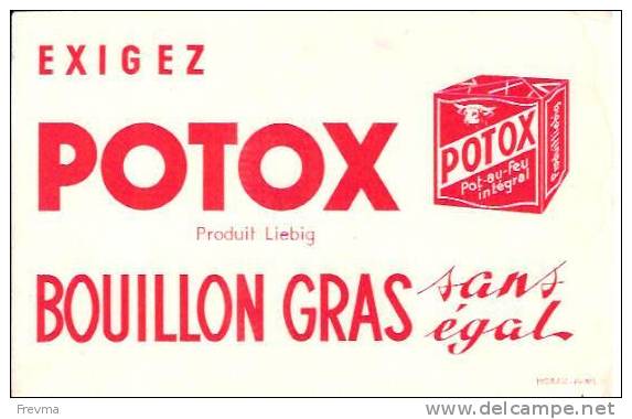 Buvard Potox Bouillon Gras - Soep En Saus