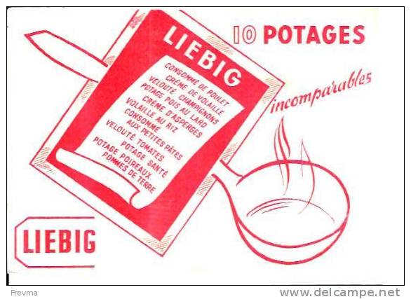 Buvard Liebig Consommé De Poulet - Suppen & Sossen