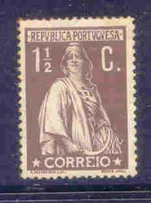 ! ! Portugal - 1912 Ceres 1 1/2 C - Af. 209 - MH - Nuevos