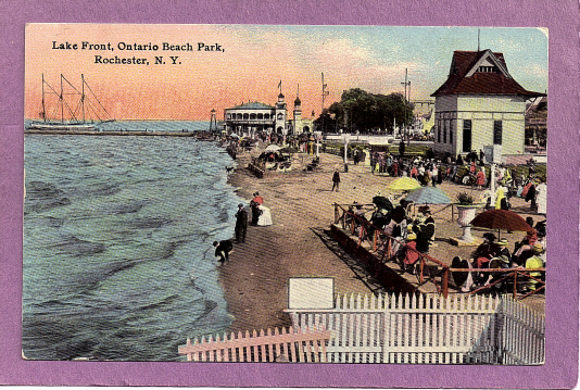 Lake Front, Ontario Beach Park, Rochaster, NY. 1918 - Rochester