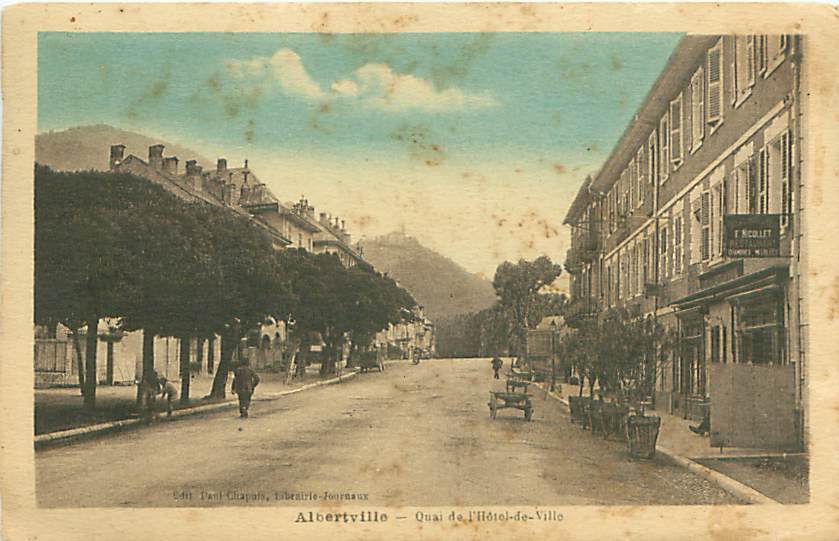 73 - ALBERTVILLE - Quai De L'Hôtel-de-Ville (Ed. Paul Chapuis) - Albertville