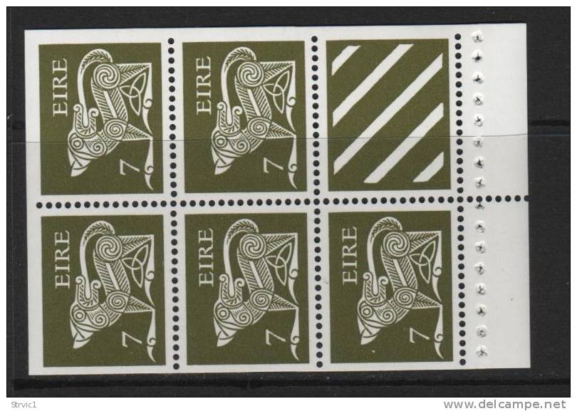 Ireland, Scott # 352a Mint Hinged Booklet Pane  Dog,1977 - Other & Unclassified