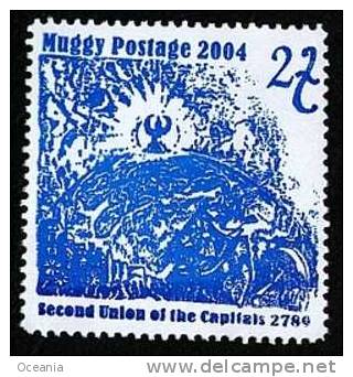Land Of Muggy Fantasy Issue- Second Union Of Capitals Blue 2 Essra Value 2004 - Cinderellas