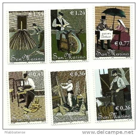 2002 - 1873/78 Antichi Mestieri   +++++++ - Unused Stamps