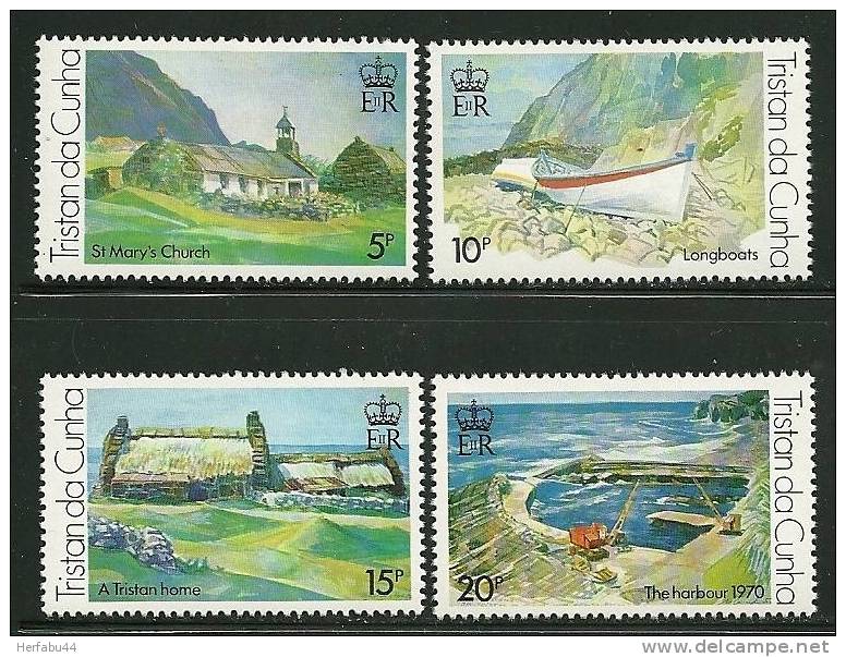 Tristan Da Cunha     Paintings   Set   SC# 234-37 MNH** - Tristan Da Cunha