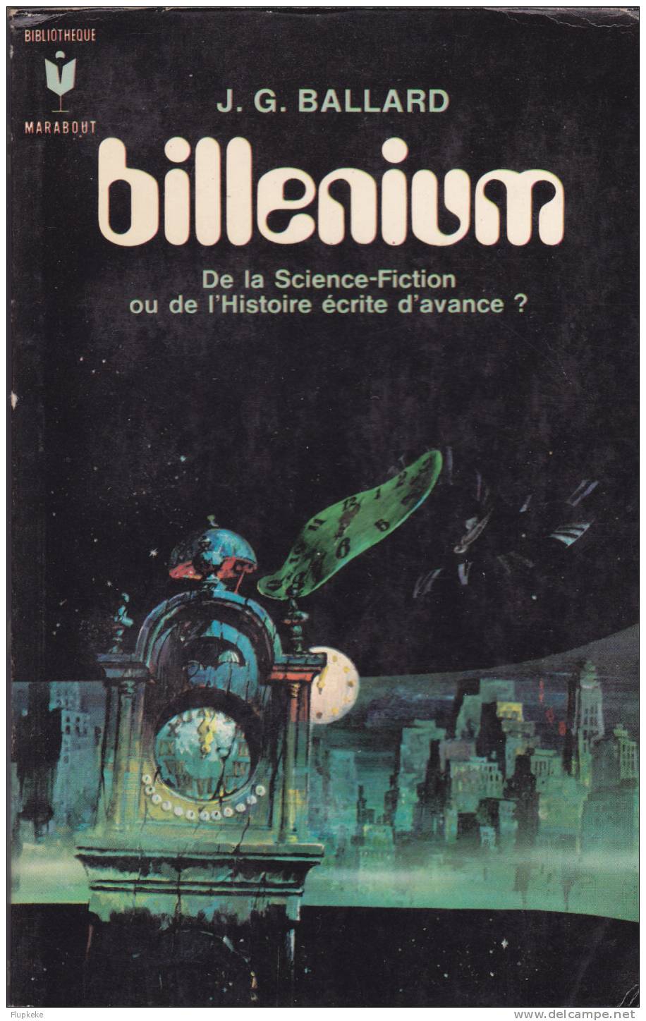 Bibliothèque Marabout 356 Billenium J.G. Ballard 1970 - Marabout SF