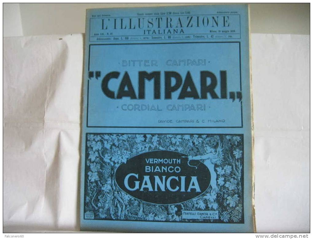L´ILLUSTRAZIONE  ITALIANA N° 20 / 16  Maggio 1926 - Ante 1900