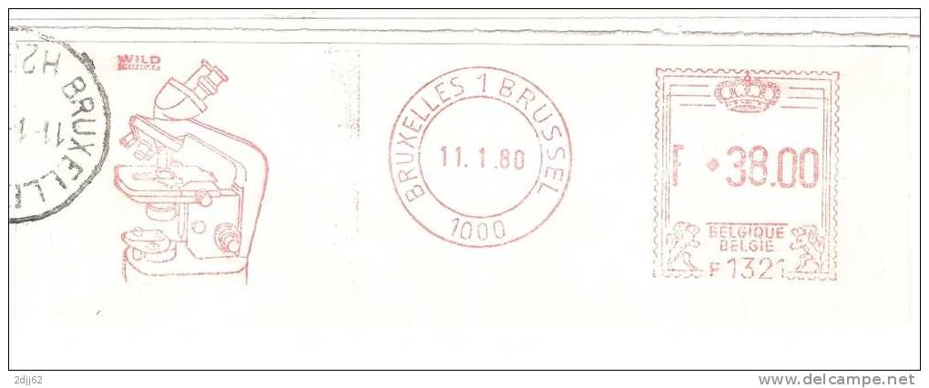 Optique, Binoculaire, Bruxelles - EMA Belge - Fragment    12,5 X 4,5 Cm   (E010) - Physics