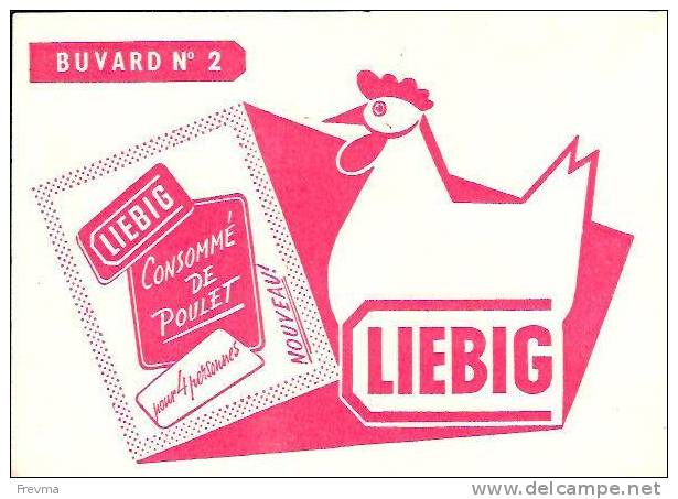 Buvard Liebig N° 2 Consommé De Poulet - Potages & Sauces