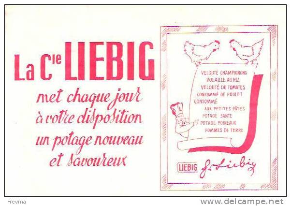 Buvard Liebig Velouté Champignons - Potages & Sauces