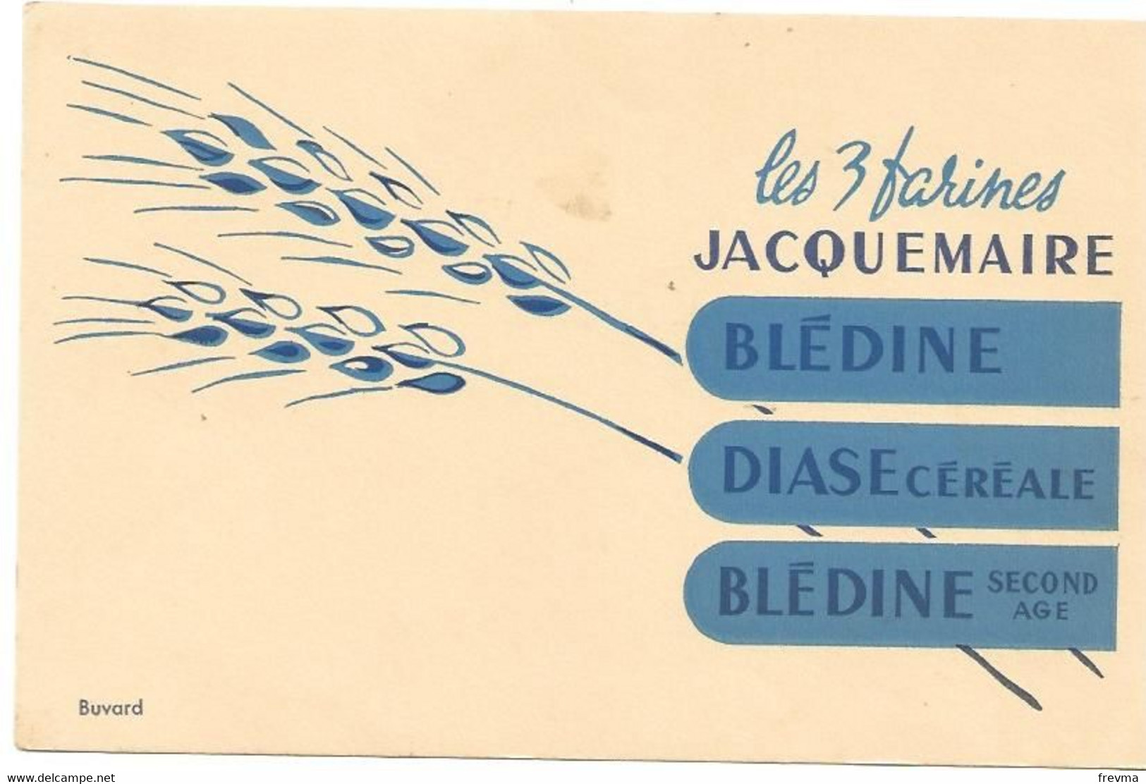 Buvard Blédine Les 3 Farines Jacquemaire - Produits Laitiers