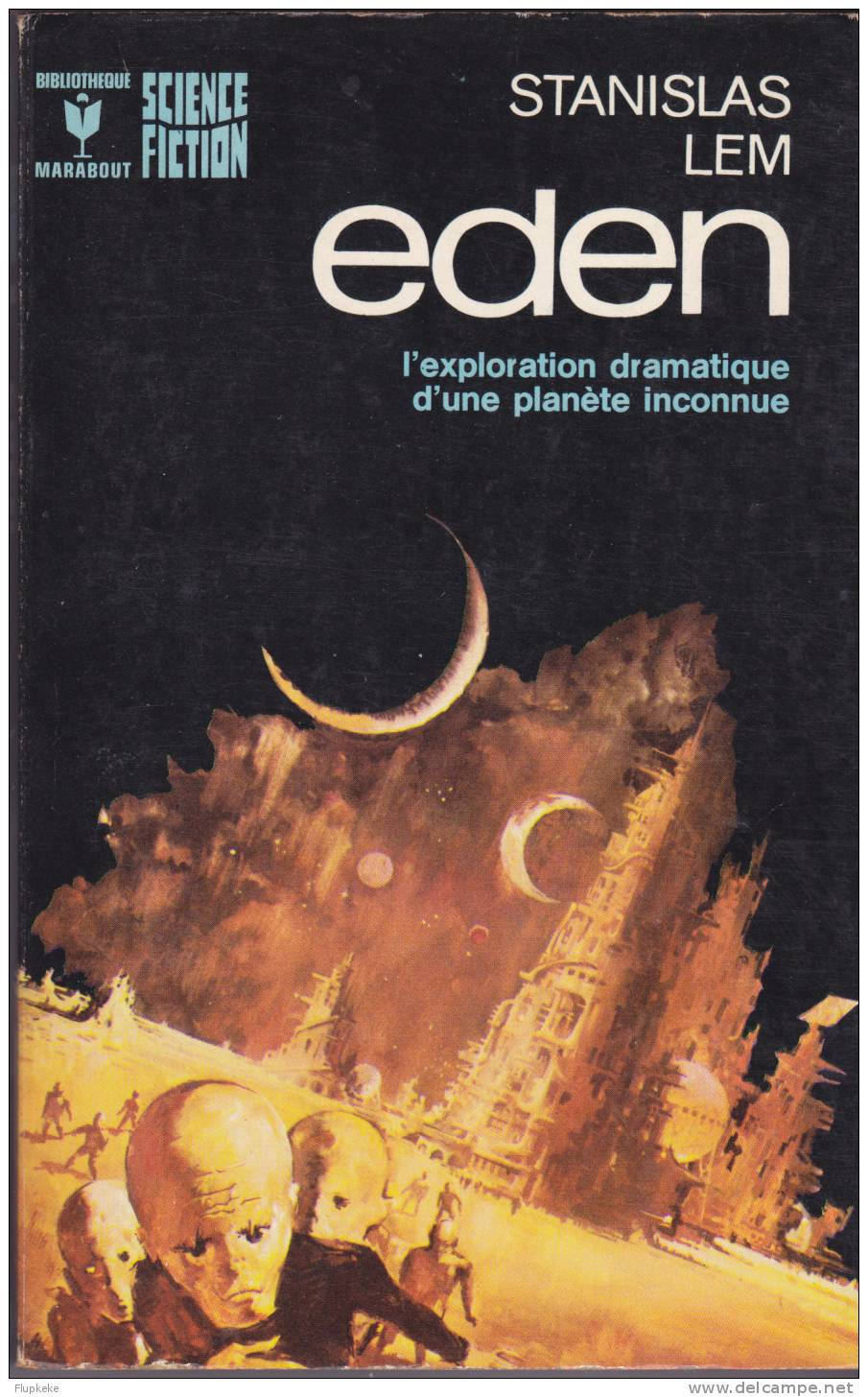 Bibliothèque Marabout 409 Eden Stanislas Lem 1972 - Marabout SF