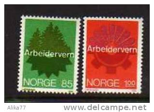 NORVEGE        Neuf **    Y. Et T. N° 641/642      Cote: 4,00 Euros - Neufs