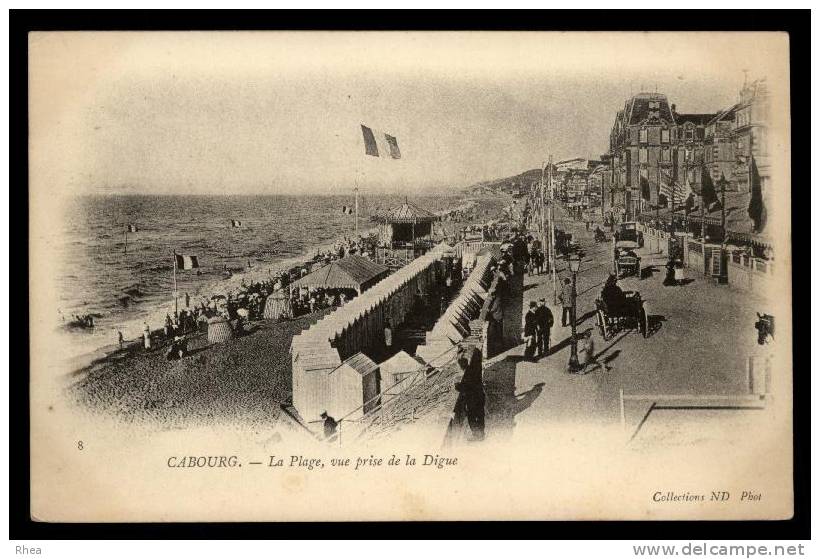 14 Cabourg Plage D14D K14117K C14117C RH103032 - Cabourg