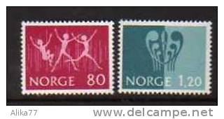 NORVEGE        Neuf **    Y. Et T. N° 604/605      Cote: 2.50 Euros - Ungebraucht