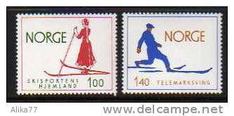 NORVEGE        Neuf **    Y. Et T. N° 651/652    Cote: 2.50 Euros - Neufs