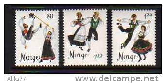 NORVEGE        Neuf **    Y. Et T. N° 675/677    Cote: 2.75 Euros - Unused Stamps