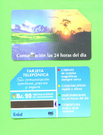 BOLIVIA - Urmet Phonecard As Scan - Bolivien